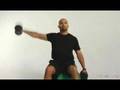 Stability Ball Alternating Lat Raises