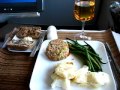r Lines Business Elite lunch service デルタ航空 ビジネスクラス機内食