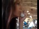 Christine can eat!