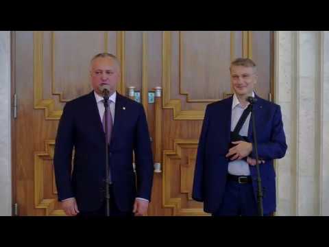 Igor Dodon a avut o întrevedere cu Gherman Gref