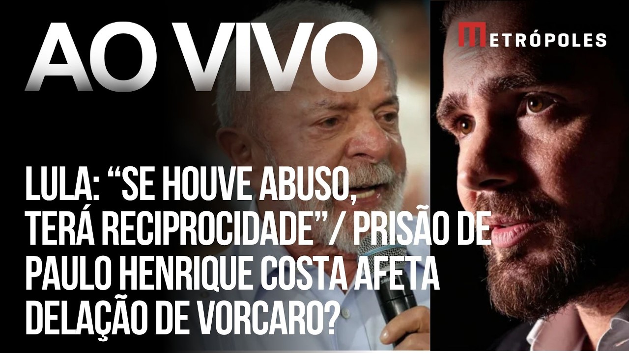 AO VIVO: Lula reage à saída de delegado da PF dos EUA / prisão no BRB abala delação de Vorcaro?