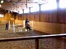 hoppar med miss molly f�r ulf johansson. delsbo