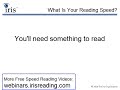 How Fast Do You Read?