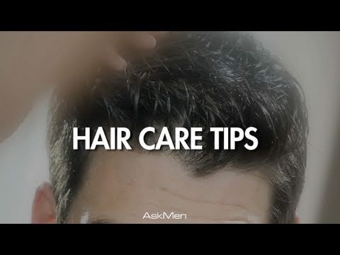how to care mens hair