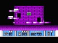 the nes version of the original nebulus (known as tower toppler outside of most eu territories), this game is fun in small doses but poses an almost insurmountable degree of challenge. playing as julius, an agent within the triangulum galaxy, your mission is to destroy eight towers with your d-bomb (destructo bomb) by climbing to the top. doing so will free the hyperfreighters and allow folks to marvel at the beauty of jemmerville, where julius hails from, or something. the game is simple in structure with julius being capable of jumping and delaying some obstacles with projectiles, but due to the cheapness of enemies and very strict time limit (on hero difficulty, making even one little mishap practically ensures your demise), it is an nes game feared by many. enjoy.