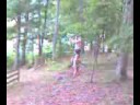 Naren on the "rope" swing