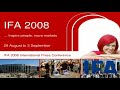 IFA 2008: Retail &amp; Home Appliances Trends - GfK