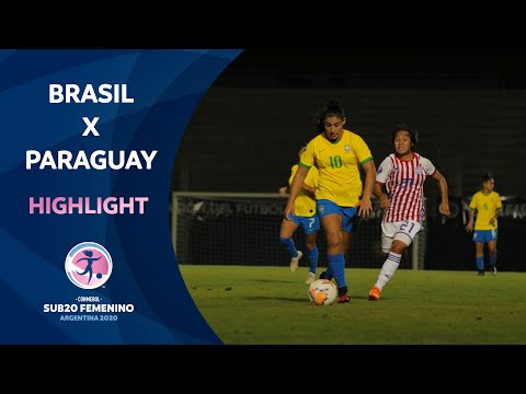 Brasil vs Paraguai Sudamericano Sub-20 Feminino 2020