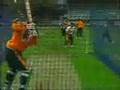 Inzamam Hurts Mushtaq Ahmed in Cricket Nets