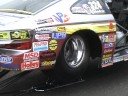 Billy Glidden warming up his small block ford Billy Glidden warming up his small block ford
