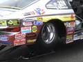 Billy Glidden warming up his small block ford