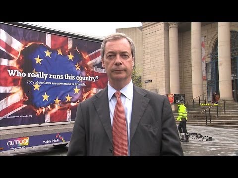 Nigel Farage Talks To Kay Burley About 'Racist' UKIP Posters
