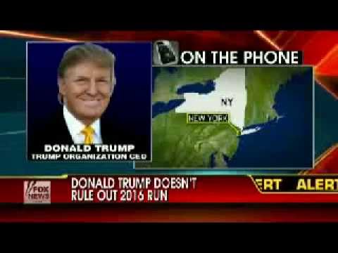 donald trump - May 29, 2013 - Donald Trump on Neil Cavuto Talks About Running for President in 2016, Says it Has to be Him, or Someone With His Attitude.