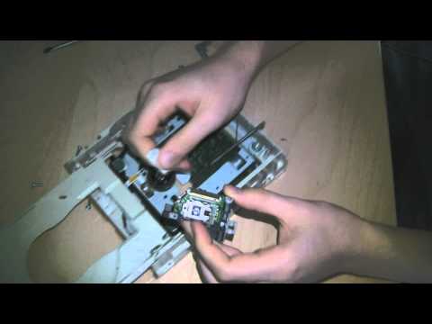 how to make a laser out of a cd player