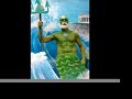 Bodypainting Poseidon Greek God of the Sea