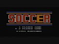matt and malcolm playing a game on soccer on virtual console originally on the nes. game includes 10 goals, own goals and offsides lol. 8 bit