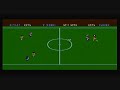 matt and malcolm playing a game on soccer on virtual console originally on the nes. game includes 10 goals, own goals and offsides lol. 8 bit