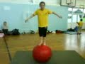 Lydia Ball Balancing at Blackpool Circus School