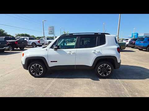 Certified Used 2023 Alpine White JEEP TRAILHAWK 4X4 image 1