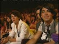 requested by a lot of people because there are closeups of the jonas brothers in this clip ;) from the teen choice awards 2008 in high quality!