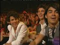 requested by a lot of people because there are closeups of the jonas brothers in this clip ;) from the teen choice awards 2008 in high quality!