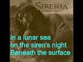 Sirenia - Sirenian Shores - Lyrics