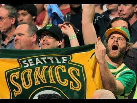 sonicsgate - http://sonicsgate.org | The creators of Sonicsgate scored prime seats to the Denver vs. OKC playoff game 3, showing the nation that Sonics fans are still her...
