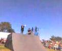 BMX Biker At the Strawberry Festivle