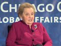 Click here to watch this video Conversation With Madeleine Albright