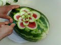 cocomero intagliato