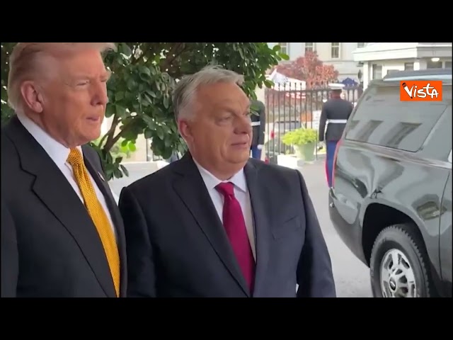 Trump riceve il premier ungherese Orban alla Casa Bianca