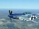 In formation with Mustang TF-51D Crazy Horse 2 In formation with Mustang TF-51D Crazy Horse 2