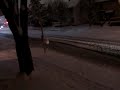 Сумасшедший водитель жестоко убил снеговика.flv