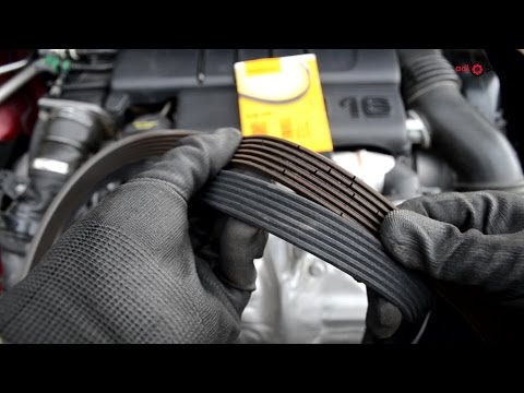 1.6 HDI TDCI – How to remove and replace auxiliary drivebelt Peugeot Citroen Ford