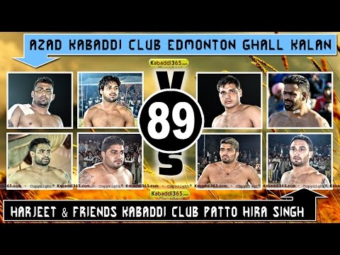 Azad Kabaddi Club Edmonton Ghall Kalan Vs Harjeet Friends Club Patto Hira Singh Moga (Alike Haryana)