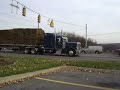 nice Peterbilt hauling hay