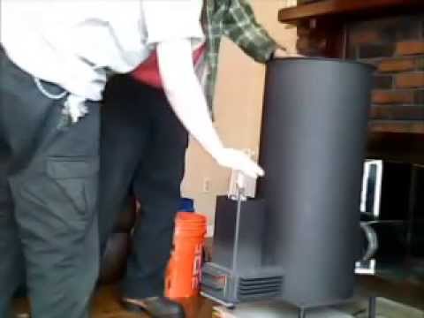 Rocket Stove Space Heater