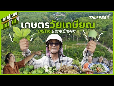 เกษตรวัยเกษียณ บทเรียนนอกหลักสูตร | มหาอำนาจบ้านนา