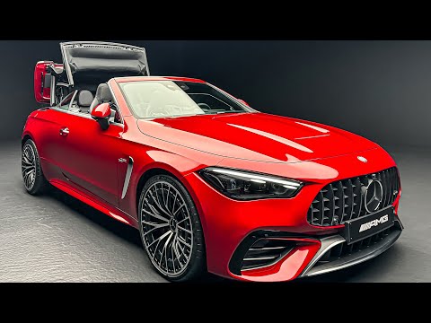 NEW 2025 Mercedes CLE53 AMG Cabriolet! 449HP 6 Cyl Open RACER! Interior Exterior Review 4k