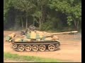 Russian T-55 Tank demonstraton