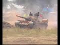 Russian T-55 Tank demonstraton