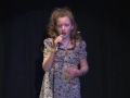 Avery Guyear singing in the Annual Spring Recital at the Cactus Theatre in Lubbock, ...