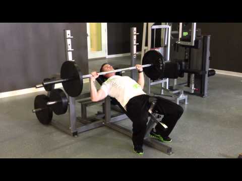 Incline Barbell Bench Press - 5 COUNT METHOD