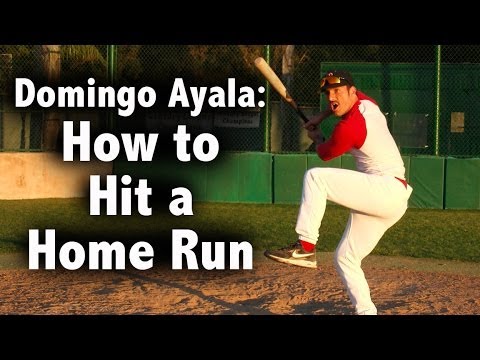 Hit - 4 time home run champion, Domingo Ayala, teaches how to properly hit a home run.
