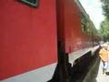 Ausfahrt RB mit 143 050-3 und 143 xxx-x mit Verstärkungswagen - 3Seenbahn