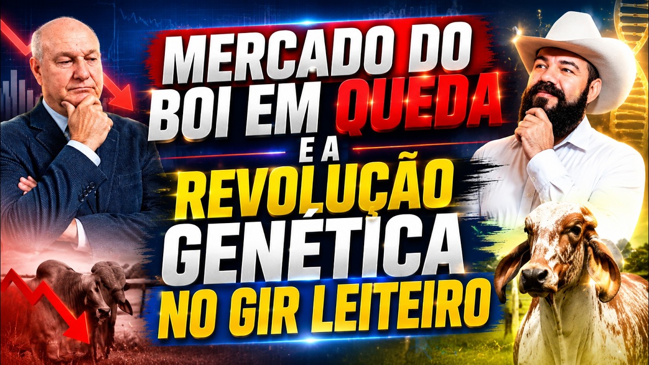 Mercado do Boi em Queda e a Revolução Genética no Gir Leiteiro.
