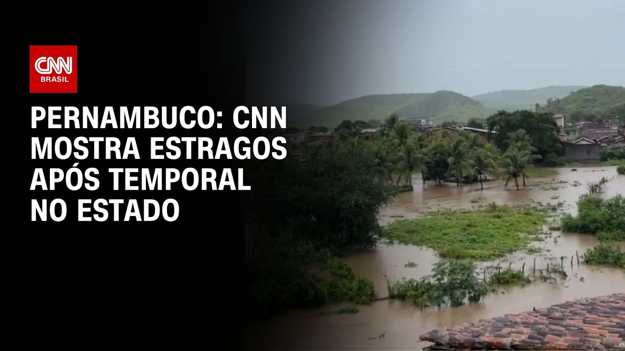 CNN mostra estragos após temporal em Pernambuco | AGORA CNN
