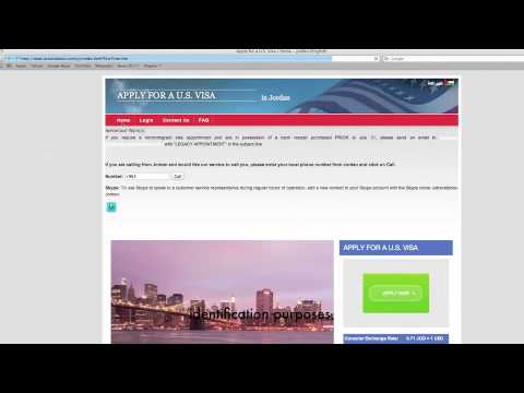 how to apply for visa to usa