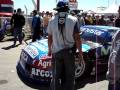 Christian Ledesma largando la final desde boxes en olavarria, octubre 2008