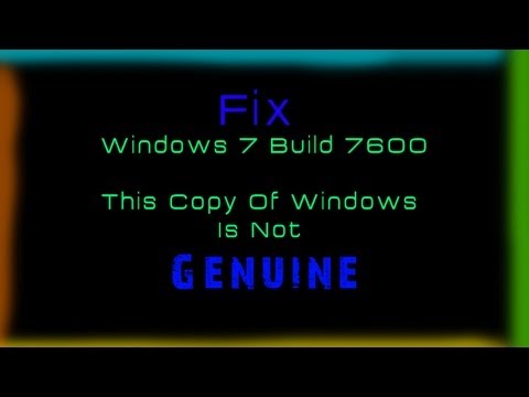 how to fix this copy of windows is not genuine